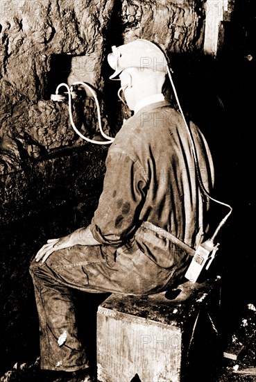 Geophone, Mining, Telephones, 1910