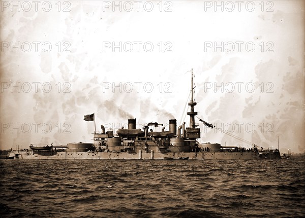 U.S.S. Massachusetts, Massachusetts (Battleship : 1896-1920), Battleships, American, 1898