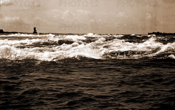 Lachine Rapids, St. Lawrence River, Rapids, Canada, Saint Lawrence River, Canada, Quebec (Province), 1901