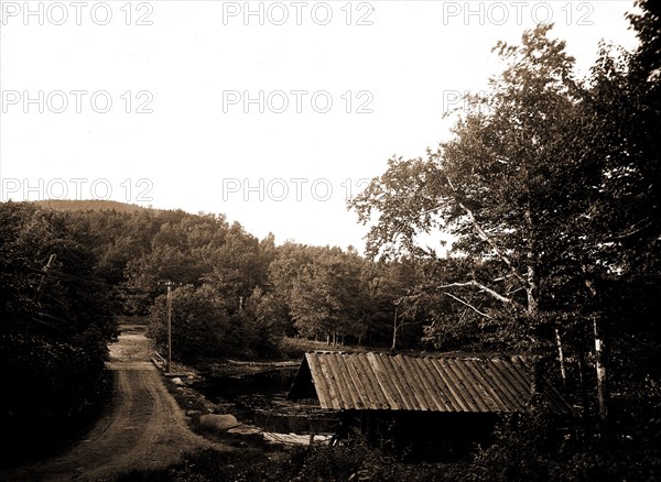 A Catskill Mountain toll gate, Toll roads, United States, New York (State), Catskill Mountains, 1902