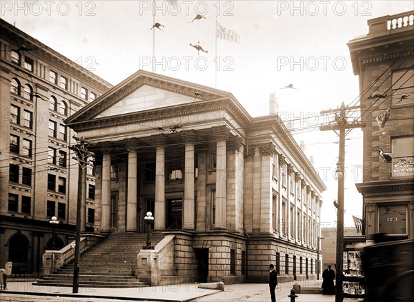 Old Custom House, Norfolk, Va, United States Customs House (Norfolk, Va.), Customhouses, United States, Virginia, Norfolk, 1905