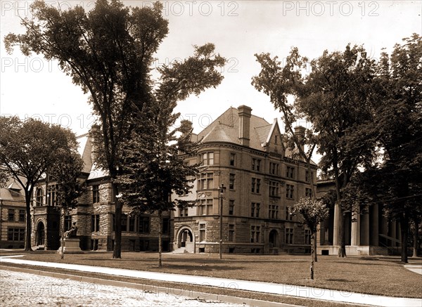 Emma Willard Seminary School, Troy, N.Y, Schools, Educational facilities, United States, New York (State), Troy, 1900