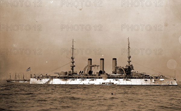 Battleship, probably American, Battleships, American, 1900