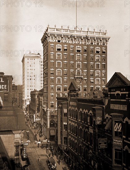 Westminister Street, Providence, R.I, Streets, Office buildings, United States, Rhode Island, Providence, 1901