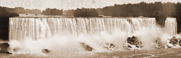 Niagara, the American Fall, Jackson, William Henry, 1843-1942, Waterfalls, United States, New York (State), Niagara Falls, 1899