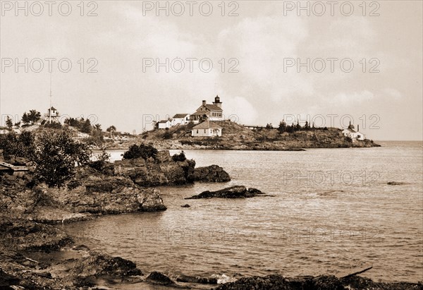 Light House Point near Marquette, Michigan, United States, Michigan, Light House Point, United States, Michigan, Marquette, 1898