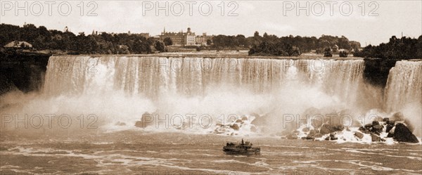 Niagara, the American Falls, Waterfalls, United States, New York (State), Niagara Falls, 1900