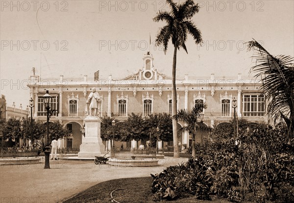 Palacio del Gobierno General, Habana, Jackson, William Henry, 1843-1942, Official residences, Cuba, Havana, 1900