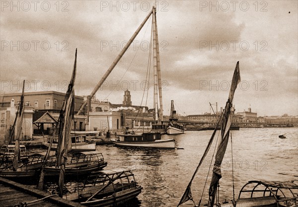 Muello del Gobierno, Habana, Jackson, William Henry, 1843-1942, Piers & wharves, Cuba, Havana, 1900