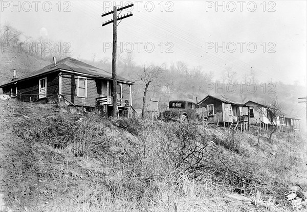 Scott's Run, West Virginia. Sessa Hill - The mine is a small locally owned operation where conditions are generally bad, 1936, Lewis Hine, 1874 - 1940, was an American photographer, who used his camera as a tool for social reform. US,USA