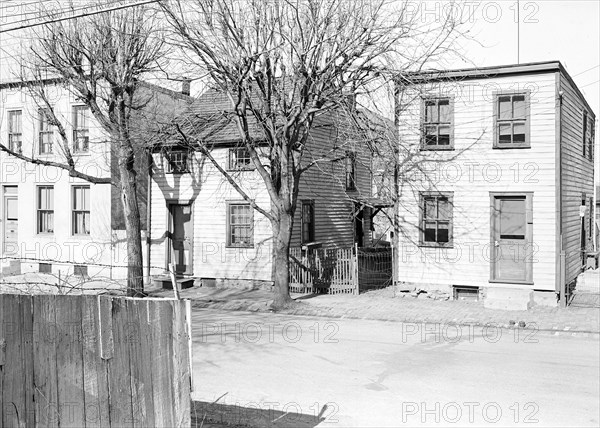 Lancaster, Pennsylvania - Housing. Low-priced houses - silk and linoleum workers - rental below $20.00, 1936, Lewis Hine, 1874 - 1940, was an American photographer, who used his camera as a tool for social reform. US,USA