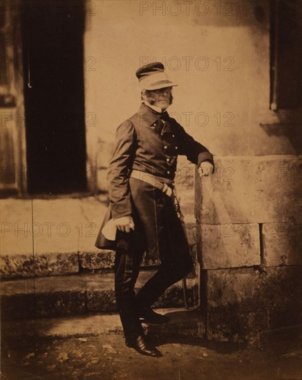 Major General Estcourt, Adj.-Gen. to the British forces in the Crimea, Crimean War, 1853-1856, Roger Fenton historic war campaign photo