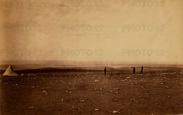 Sebastopol from the front of Cathcart's Hill, Crimean War, 1853-1856, Roger Fenton historic war campaign photo