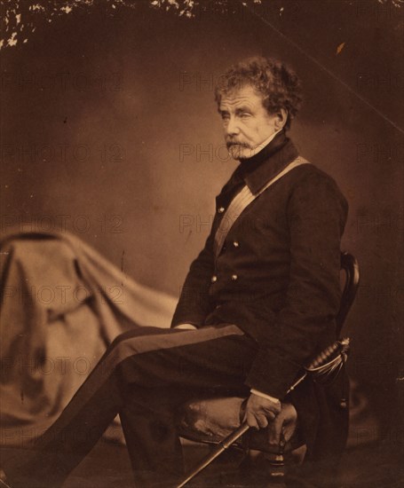 Lieutenant General Sir Colin Campbell G.C.B., Crimean War, 1853-1856, Roger Fenton historic war campaign photo