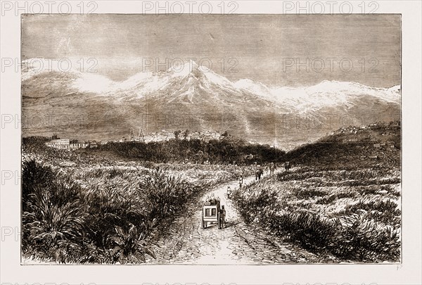 THE PRINCE OF WALES IN INDIA: VIEW OF JAMMU AND THE HIMALAYAS: THE NORTHERNMOST POINT OF THE PRINCE'S TOUR, 1876
