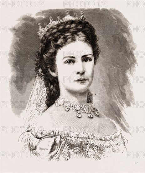 H.I.M. ELIZABETH AMÃâLIE EUGENIE, EMPRESS OF AUSTRIA, 1876