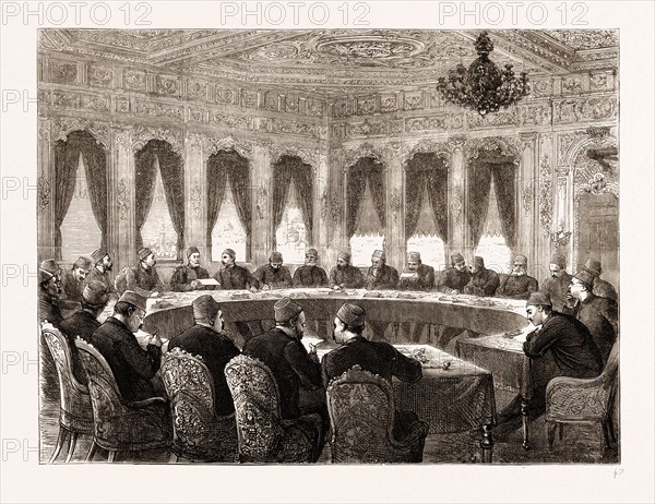 THE EASTERN QUESTION: A MINISTERIAL COUNCIL AT CONSTANTINOPLE, ISTANBUL, TURKEY, 1876