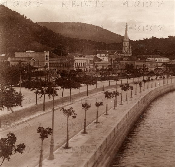 Rio de Janeiro, Brazil, 5 mile quay, Vintage photography