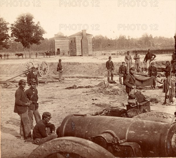 Fair Oaks Station, Va., USA, US, Vintage photography