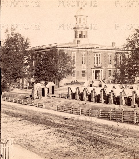 City Hall, Atlanta, Ga., USA, US, Vintage photography