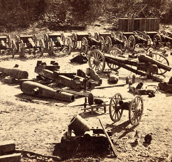 Ordnance Depot at Broadway Landing, US, USA, America, Vintage photography