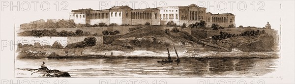 THE NAVAL HOSPITAL, MALTA, WHERE MANY OF THE SICK FROM EGYPT HAVE BEEN TREATED, 1883