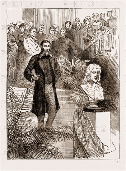 UNVEILING THE BUST OF FIELDING AT THE SHIRE HALL, TAUNTON, UK, 1883: 1. The Ceremony: Mr. Lowell's Address. 2. Fielding's Tomb at Lisbon. 3. Sharpham Hall, Somerset, Fielding's Birthplace.