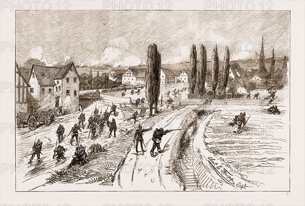 WITH THE ELEVENTH ARMY CORPS, NEAR HOMBURG: THE CAPTURE OF ESCHENBACH, GERMANY, 1883