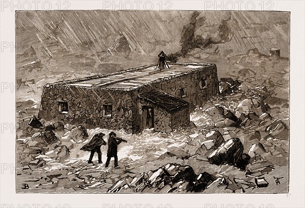 THE NEW METEOROLOGICAL OBSERVATORY ON THE SUMMIT OF BEN NEVIS, SCOTLAND, UK, 1883