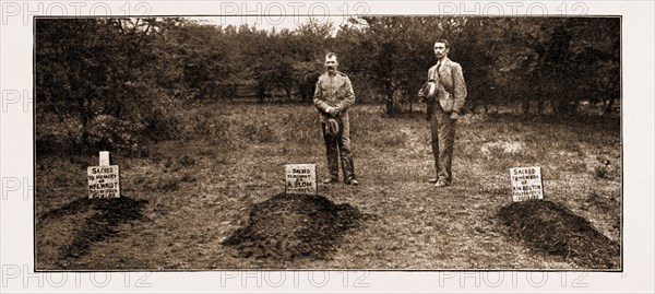 THE LATEST RISING IN SOUTH AFRICA: THE GRAVES OF THE MURDERED TRADERS AT POKWANI, 1897