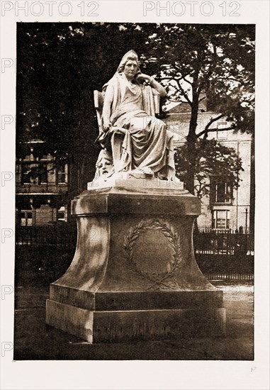 THE STATUE OF MRS. SIDDONS, UNVEILED ON PADDINGTON GREEN BY SIR HENRY IRVING, 1897