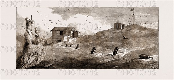 KERGUELEN ISLAND, THE TRANSIT OF VENUS: SECOND ENGLISH ASTRONOMICAL STATION, SUPPLY BAY, ROYAL SOUND, 1875