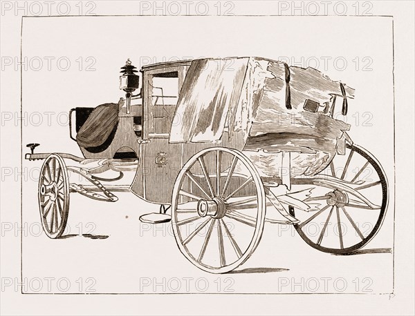 THE ASSASSINATION OF CZAR ALEXANDER II. OF RUSSIA, 1881: THE LATE CZAR'S CARRIAGE AFTER THE EXPLOSION