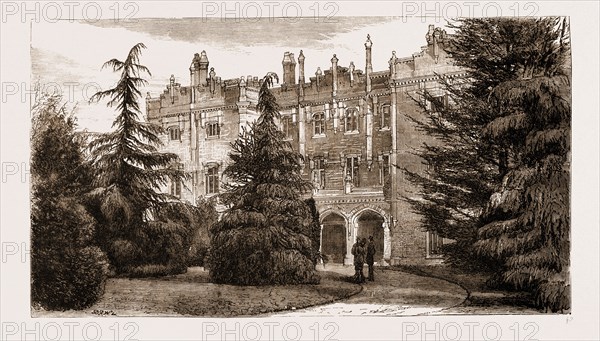 HUGHENDEN MANOR, THE PRINCIPAL FRONT, THE EARL OF BEACONSFIELD, 1881