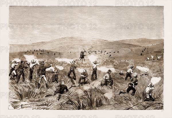 THE REVOLT IN THE TRANSVAAL, SOUTH AFRICA, 1881: SKIRMISHING NEAR STANDERTON