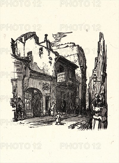 Auguste Louis LepÃ¨re (French, 1849 - 1918). Image from â€úLa BiÃ¨vre, Les Gobelins, Saint-Séverinâ€ù, ca. 1901. Wood engraving on wove paper. Sheet: 289 mm x 201 mm (11.38 in. x 7.91 in.) (sheet dimensions are approximate for each print).