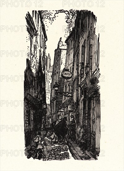 Auguste Louis LepÃ¨re (French, 1849 - 1918). Image from â€úLa BiÃ¨vre, Les Gobelins, Saint-Séverinâ€ù, ca. 1901. Wood engraving on wove paper. Sheet: 289 mm x 201 mm (11.38 in. x 7.91 in.) (sheet dimensions are approximate for each print).