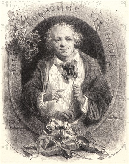 Célestin FranÃ§ois Nanteuil (French, 1813 - 1873). Petit Bonhomme Vit Encore, 19th century. Lithograph.