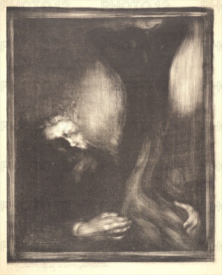 EugÃ¨ne CarriÃ¨re (French, 1849 - 1906). Rodin Sculptant, 1900. Lithograph on wove paper. Sheet: 616 mm x 494 mm (24.25 in. x 19.45 in.).