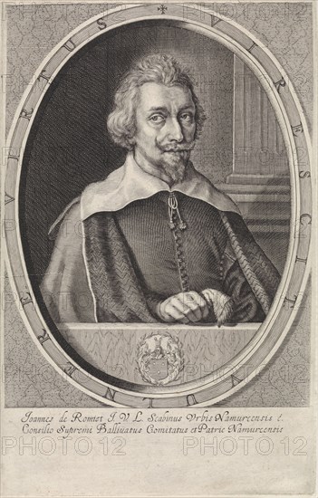 Portrait of John the Romiet, Crispijn van de Passe (II), 1633