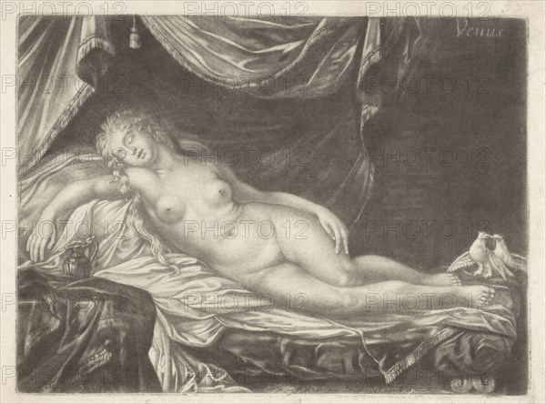 Sleeping Venus, Jacob Gole, 1670-1724
