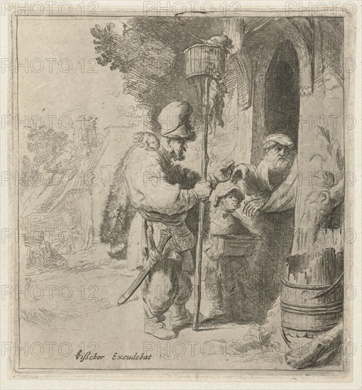 The rat poison seller, Anonymous, Rembrandt Harmensz. van Rijn, Claes Jansz. Visscher (II), 1632 - 1652