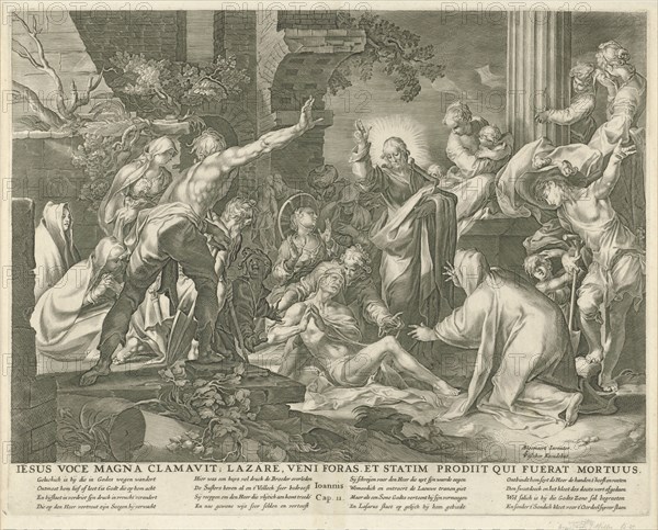 Raising of Lazarus, Jan Harmensz. Muller, Anonymous, Claes Jansz. Visscher (II), 1601-1652