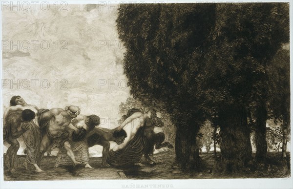 Bacchantenzug, Franz von StÃ¼ck, William Unger, 1847 - 1932