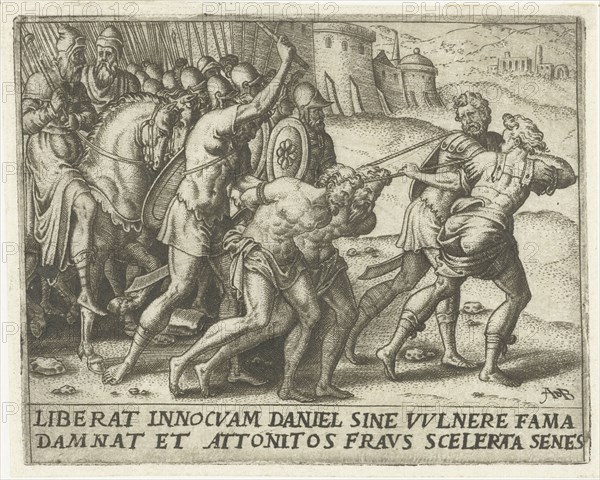 The elders are diverted, Abraham de Bruyn, 1570