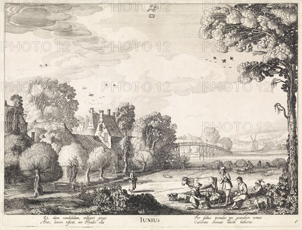 June, Jan van de Velde (II), Claes Jansz. Visscher (II), 1618
