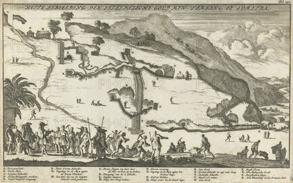 Mine Tambang to Sumatra, Caspar Luyken, Willem van de Water, 1694