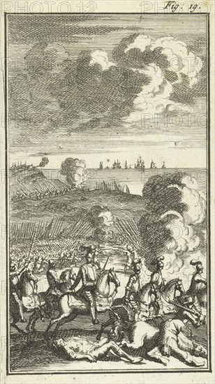 Battle of Nieuwpoort, 1600, Jan Luyken, Barent Beeck, 1691