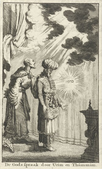 Oracle by the Urim and Thummim, Jan Luyken, Willem Goeree, 1682