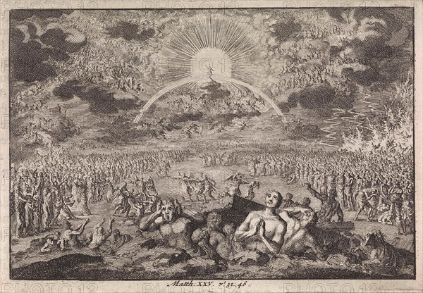 Last Judgment, Jan Luyken, Pieter Mortier, 1703 - 1762